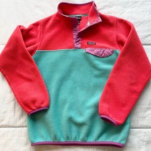 Patagonia Girls Synchilla Pullover, size 12